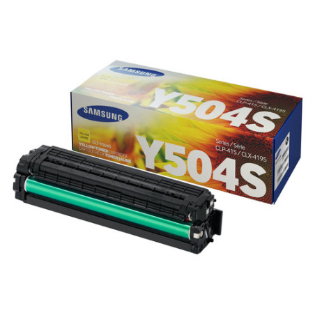 Cartouche jaune Origine Y504 pour Samsung CLX-4100 Series & CLX-4195