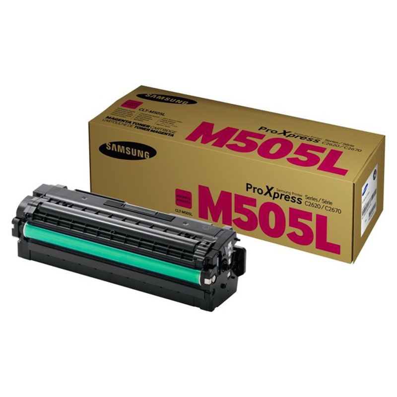 Cartouche d'origine Magenta M505L pour imprimantes Samsung ProXpress