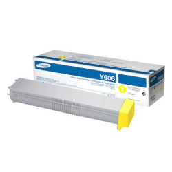 Cartouche jaune Samsung 606Y Origine pour imprimantes laser couleur