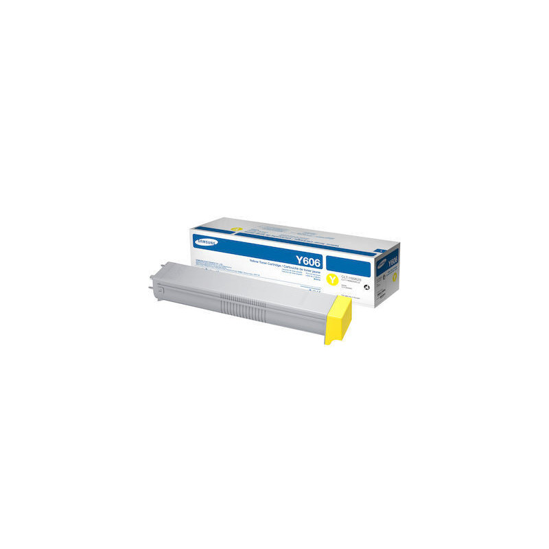 Cartouche jaune Samsung 606Y Origine pour imprimantes laser couleur
