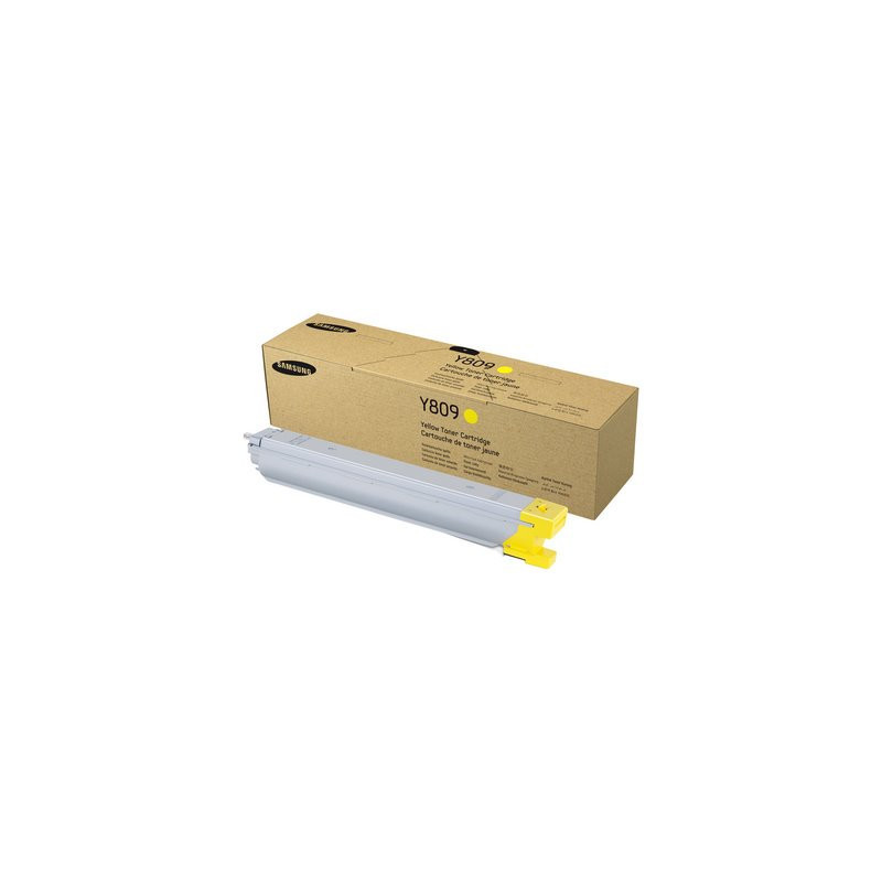 Cartouche jaune d'origine Y809 pour imprimantes Samsung CLX-9201/9251