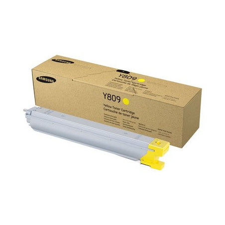 Cartouche jaune d'origine Y809 pour imprimantes Samsung CLX-9201/9251