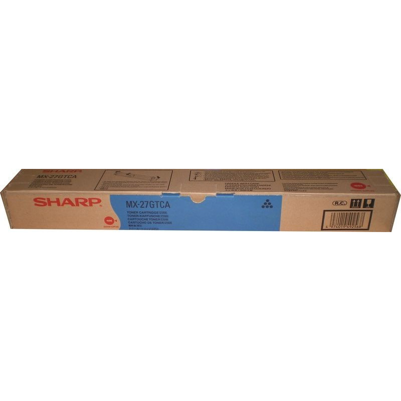 Gamme Origine MX27GTCA Cyan pour Sharp MX-2300 N à MX-4500 Series
