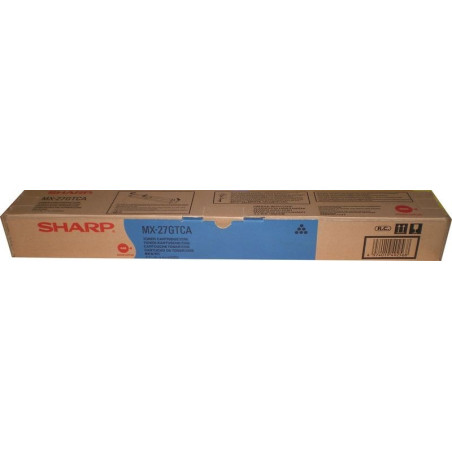 Gamme Origine MX27GTCA Cyan pour Sharp MX-2300 N à MX-4500 Series