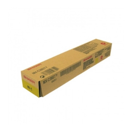Cartouche jaune Origine Sharp MXC38GTY - Conforme pour imprimantes