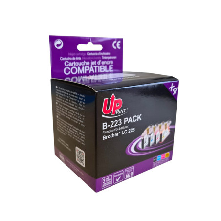 Cartouche UPrint LC-223 Premium pour Brother DCP-J 4120 DW et autres