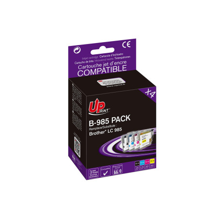 Cartouche UPrint LC985 compatible Brother DCP-J 125, Premium