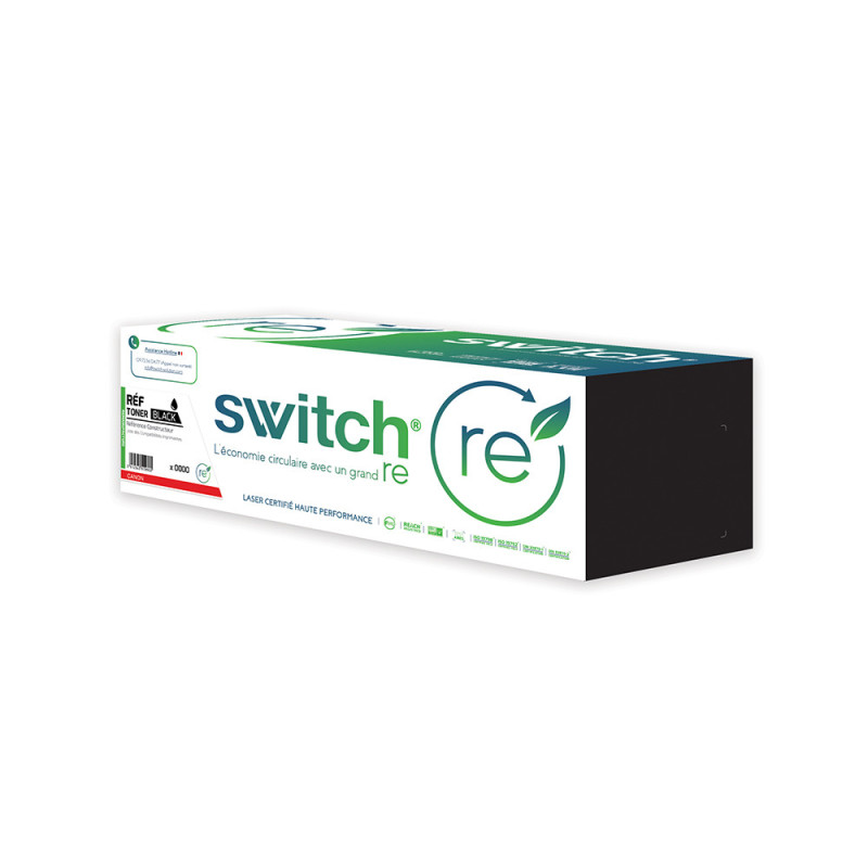 Cartouche laser noir Premium Switch pour imprimantes Canon