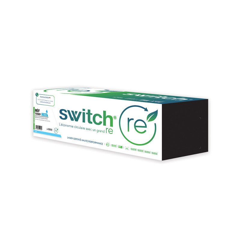 Switch Cyan Premium pour HP Color LaserJet Enterprise M 455 dn, W2031A