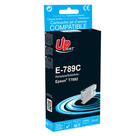 Cartouche Cyan UPrint pour Epson WorkForce Pro WF-5100 Series