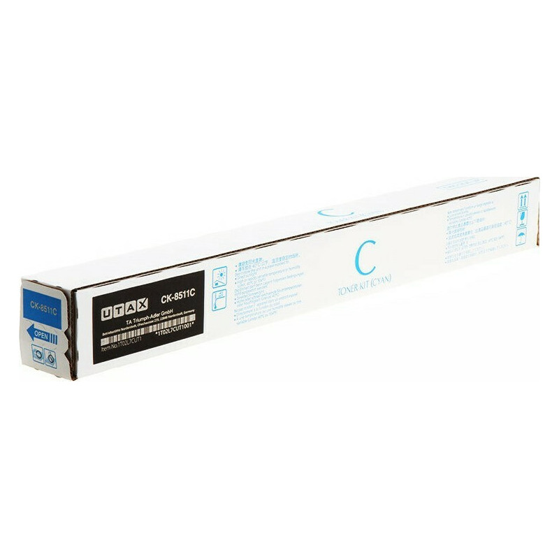 Cartouche d'origine CK8511C Cyan pour Triumph Adler 2506 Ci, 2507