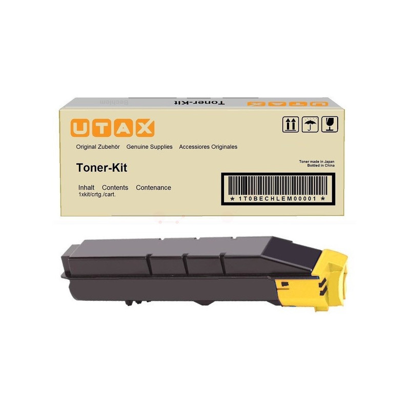 Cartouche jaune Origine 654510016 pour Triumph Adler 4505 Ci, 5505
